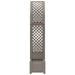 Arc de trandafiri cu ghiveci Gri 168,5 x 43 x 207 cm PP - WALTI WALTI