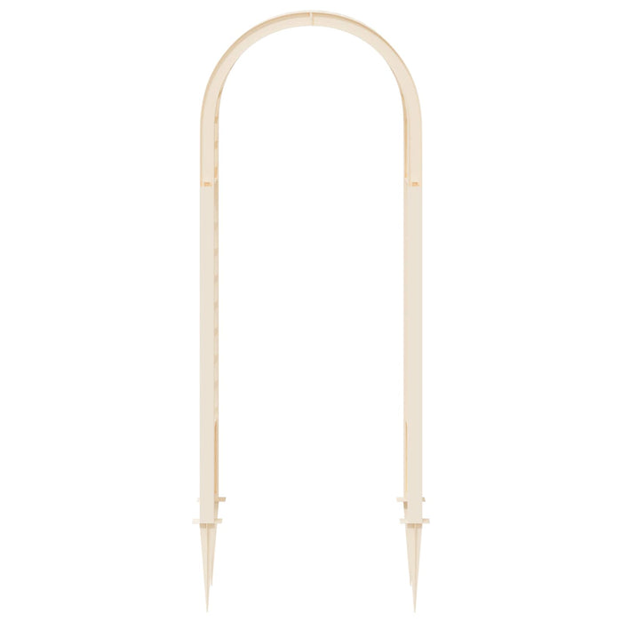 Arc cu Trandafiri și Spice Alb 97 x 43 x 218 cm PP - WALTI WALTI