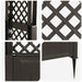 Arc cu Trandafiri și Spice Antracit 97 x 43 x 218 cm PP - WALTI WALTI