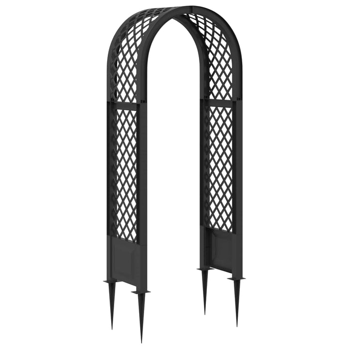 Arc cu Trandafiri și Spice Antracit 97 x 43 x 218 cm PP - WALTI WALTI