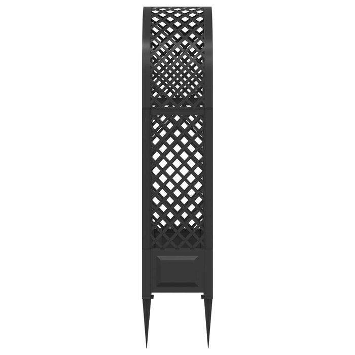 Arc cu Trandafiri și Spice Antracit 97 x 43 x 218 cm PP - WALTI WALTI