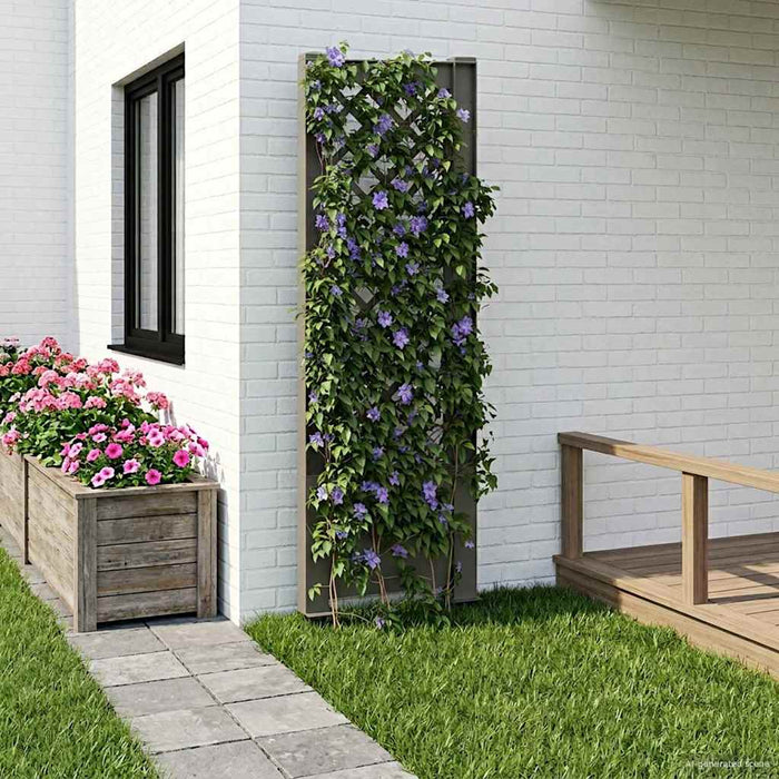 Grătar cu țăruș Gri 43 x 6 x 165 cm PP - WALTI WALTI