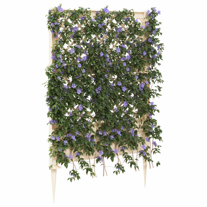 Grătar cu țăruș Alb 99 x 6 x 165 cm PP - WALTI WALTI
