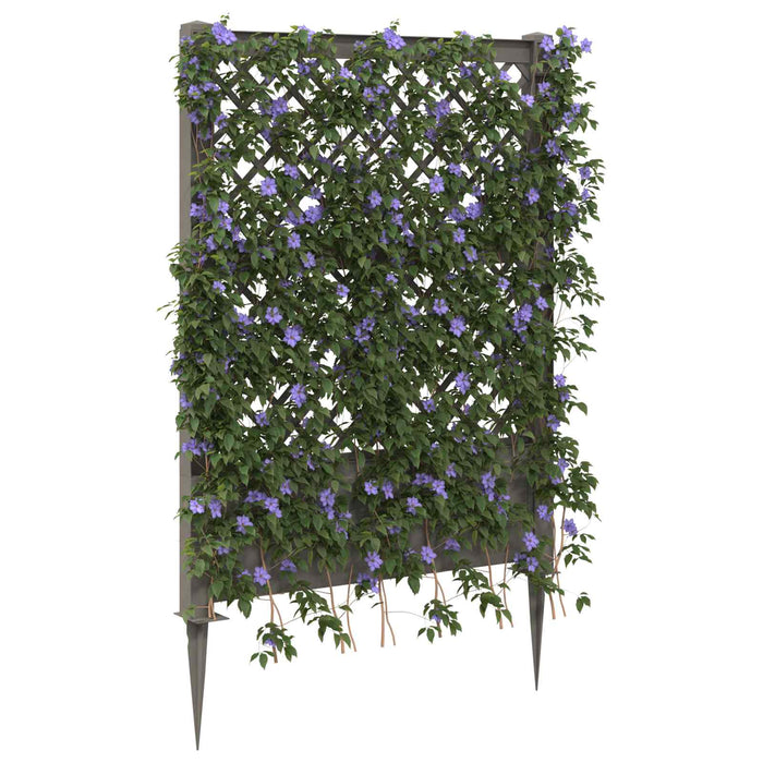 Grătar cu țăruș Gri 99 x 6 x 165 cm PP - WALTI WALTI