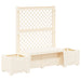 Bancă de grădină Kopenhagen Alb 173 x 49 x 135,5 cm PP - WALTI WALTI