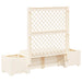 Bancă de grădină Kopenhagen Alb 173 x 49 x 135,5 cm PP - WALTI WALTI