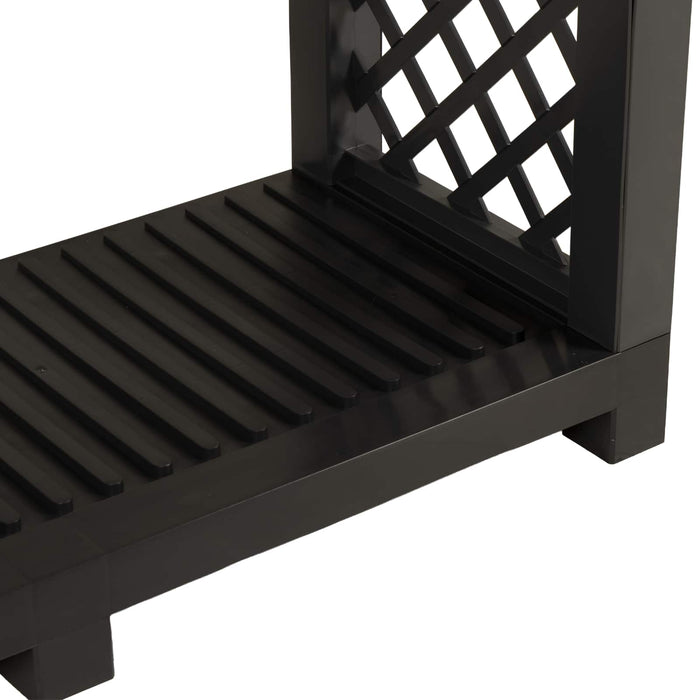 Racord pentru lemne de foc Antracit 114 x 46 x 101 cm PP - WALTI WALTI