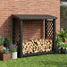 Racord pentru lemne de foc Antracit 114 x 46 x 101 cm PP - WALTI WALTI