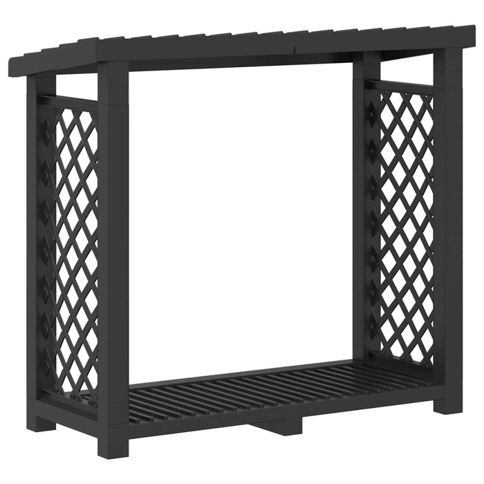 Racord pentru lemne de foc Antracit 114 x 46 x 101 cm PP - WALTI WALTI