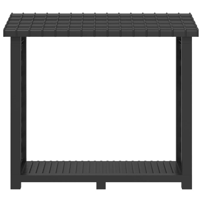 Racord pentru lemne de foc Antracit 114 x 46 x 101 cm PP - WALTI WALTI