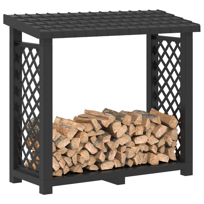 Racord pentru lemne de foc Antracit 114 x 46 x 101 cm PP - WALTI WALTI