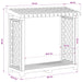 Racord pentru lemne de foc Antracit 114 x 46 x 101 cm PP - WALTI WALTI