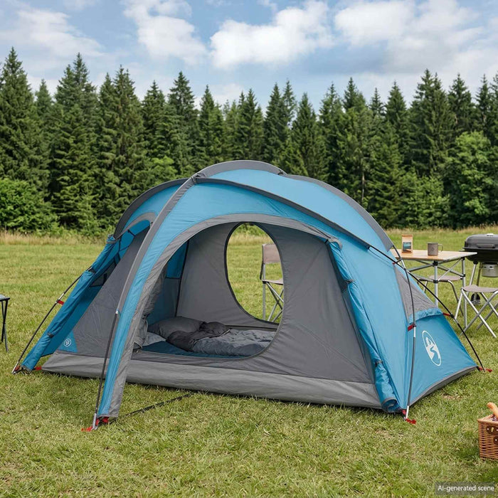 Cort de trekking cu prelată rezistent la apă 2 persoană WALTI