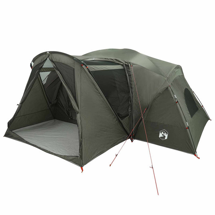 Cort Cabină cu pânză impermeabilă 10 persoană Verde Army WALTI