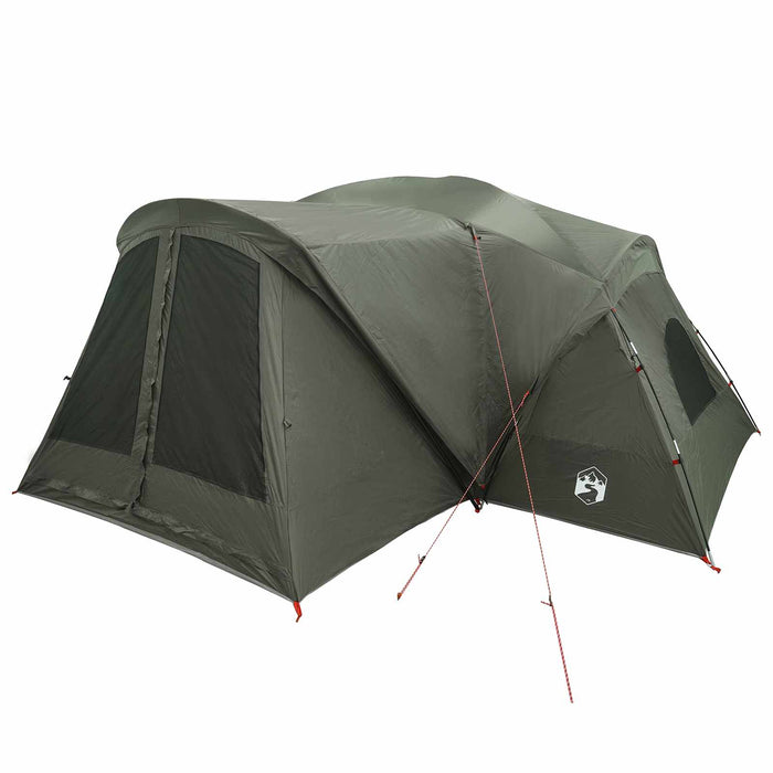 Cort Cabină cu pânză impermeabilă 10 persoană Verde Army WALTI