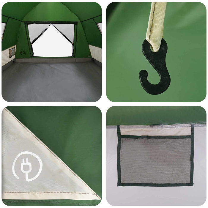 Cort instant rezistent la apă 3 persoană 3 persoane Verde WALTI