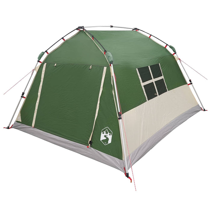 Cort instant rezistent la apă 3 persoană 3 persoane Verde WALTI
