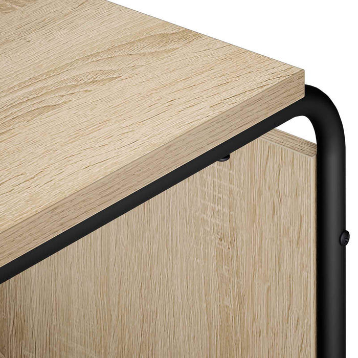 Support TV 80 x 36 x 45 cm Stejar Sonoma Lemn prelucrat WALTI