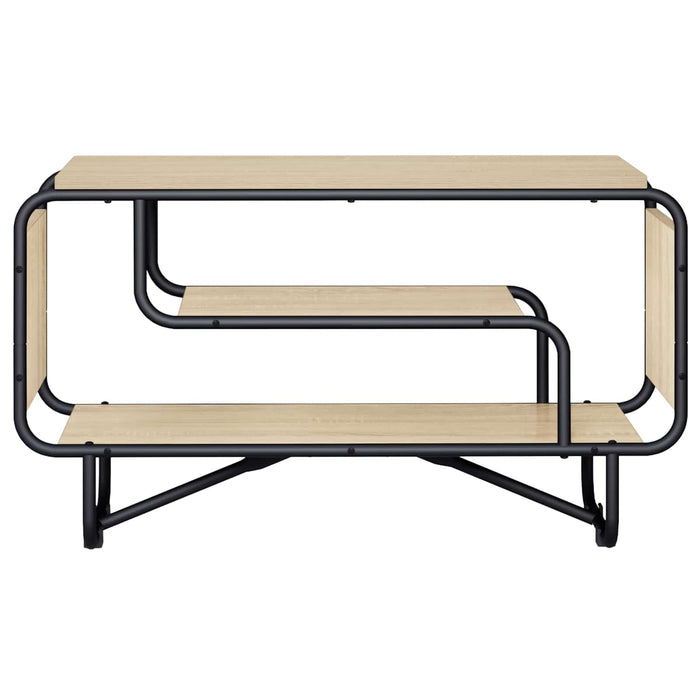 Support TV 80 x 36 x 45 cm Stejar Sonoma Lemn prelucrat WALTI