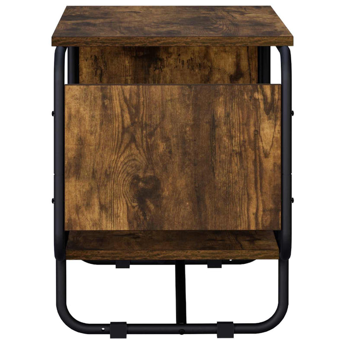 Support TV 80 x 36 x 45 cm Stejar fumuriu Lemn prelucrat WALTI