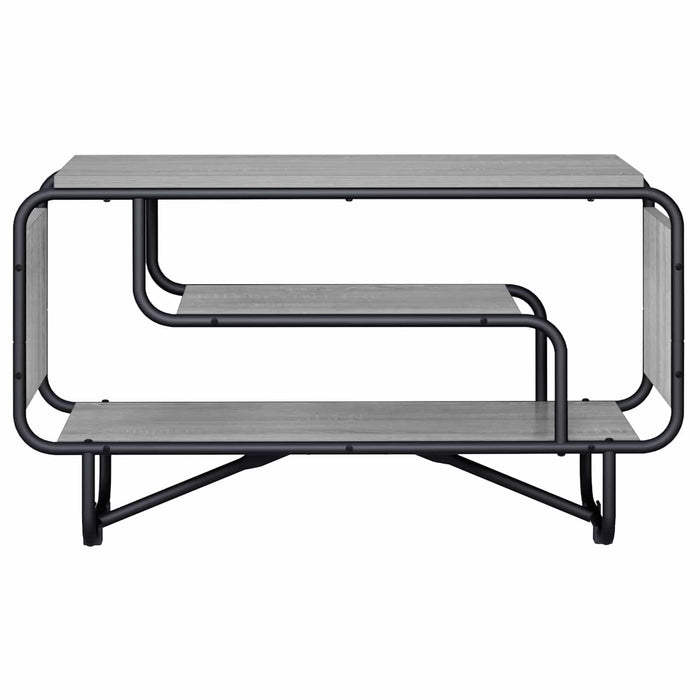 Support TV 80 x 36 x 45 cm Sonoma gri Lemn prelucrat WALTI
