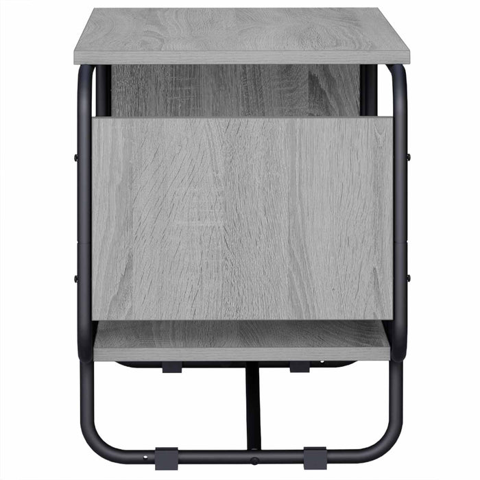Support TV 80 x 36 x 45 cm Sonoma gri Lemn prelucrat WALTI