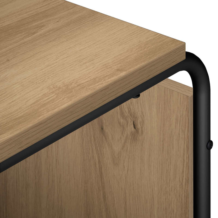 Support TV 80 x 36 x 45 cm Stejar Artizanal Lemn prelucrat WALTI