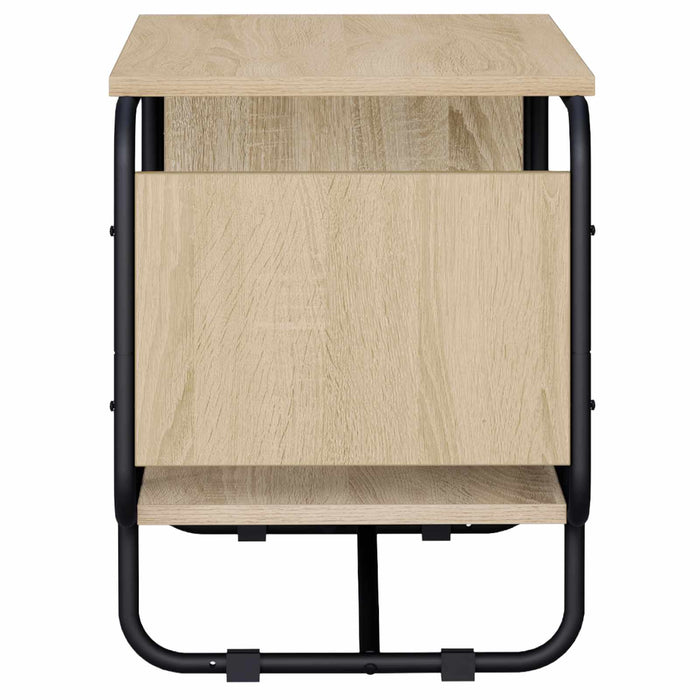 Support TV 98 x 36 x 45 cm Stejar Sonoma Lemn prelucrat WALTI