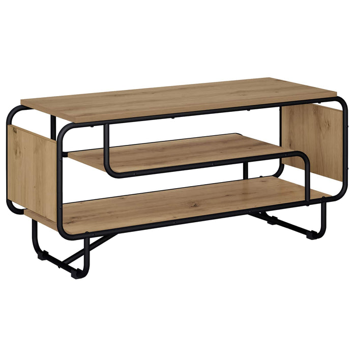 Support TV 98 x 36 x 45 cm Stejar Artizanal Lemn prelucrat WALTI