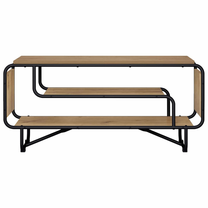 Support TV 98 x 36 x 45 cm Stejar Artizanal Lemn prelucrat WALTI