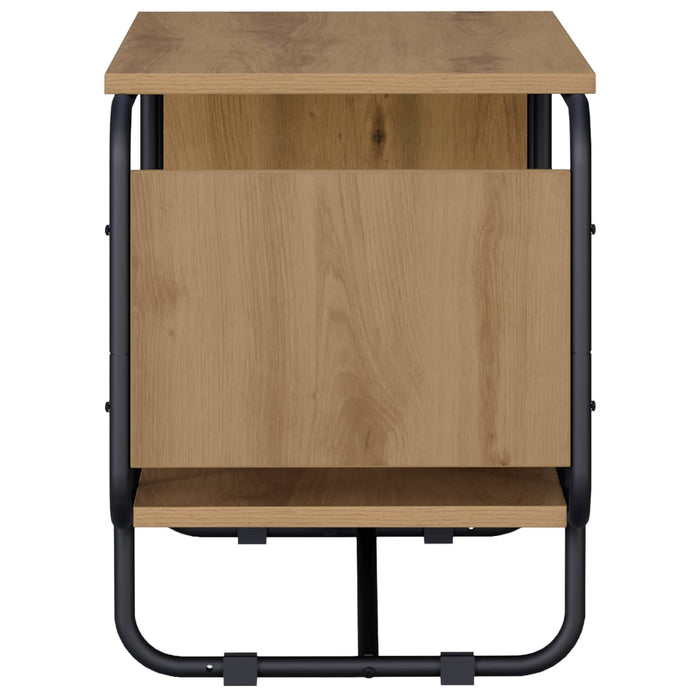 Support TV 98 x 36 x 45 cm Stejar Artizanal Lemn prelucrat WALTI