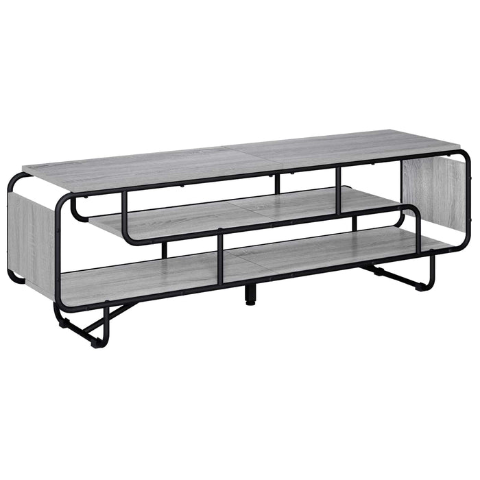 Support TV 140 x 36 x 45 cm Sonoma gri Lemn prelucrat - WALTI WALTI