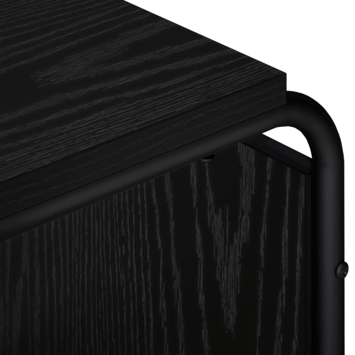Support TV 180 x 36 x 45 cm Stejar Negru Lemn prelucrat WALTI