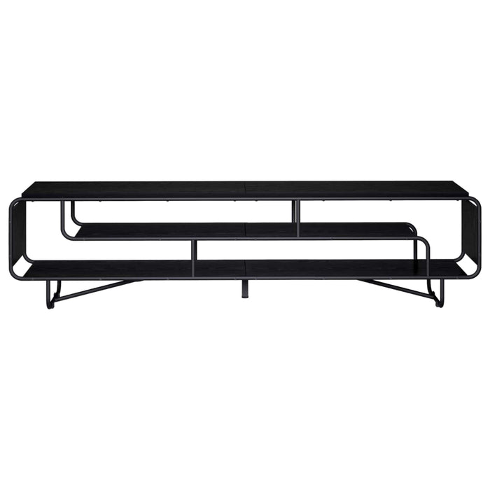 Support TV 180 x 36 x 45 cm Stejar Negru Lemn prelucrat WALTI