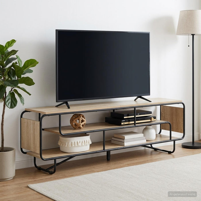 Support TV 180 x 36 x 45 cm Stejar Sonoma Lemn prelucrat WALTI