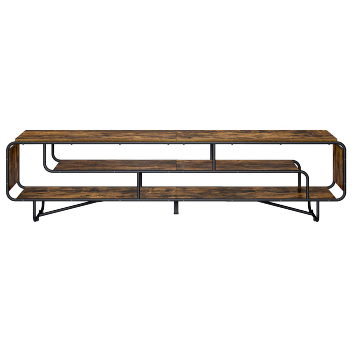 Support TV 180 x 36 x 45 cm Stejar fumuriu Lemn prelucrat WALTI