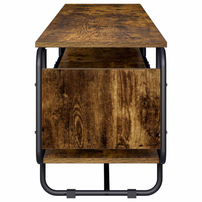 Support TV 180 x 36 x 45 cm Stejar fumuriu Lemn prelucrat WALTI