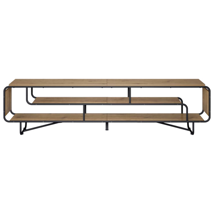Support TV 180 x 36 x 45 cm Stejar Artizanal Lemn prelucrat WALTI