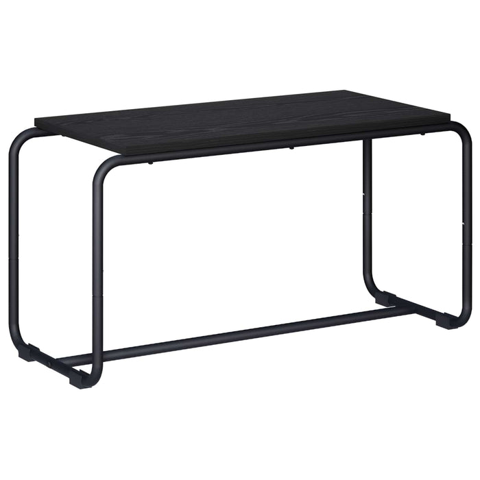 Support TV 80 x 35.5 x 42 cm Stejar Negru Lemn prelucrat WALTI