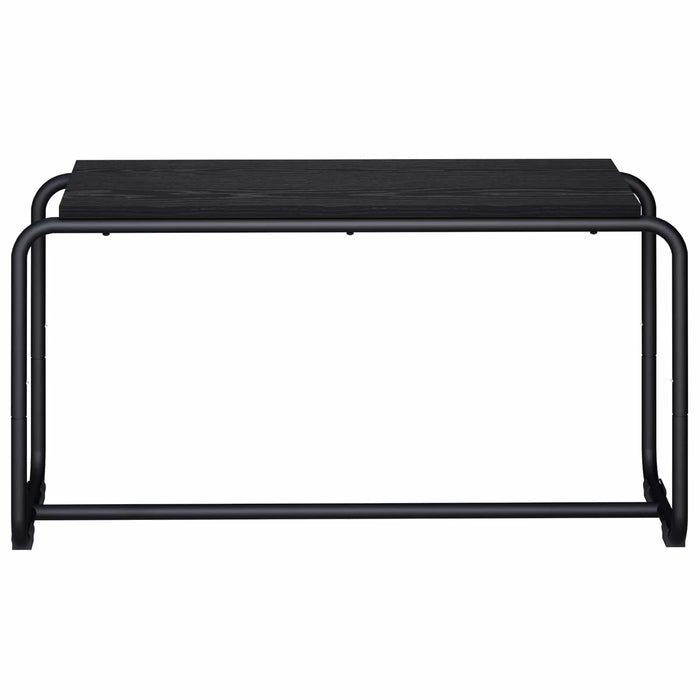 Support TV 80 x 35.5 x 42 cm Stejar Negru Lemn prelucrat WALTI
