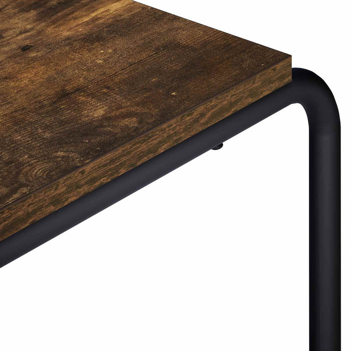 Support TV 80 x 35.5 x 42 cm Stejar fumuriu Lemn prelucrat WALTI