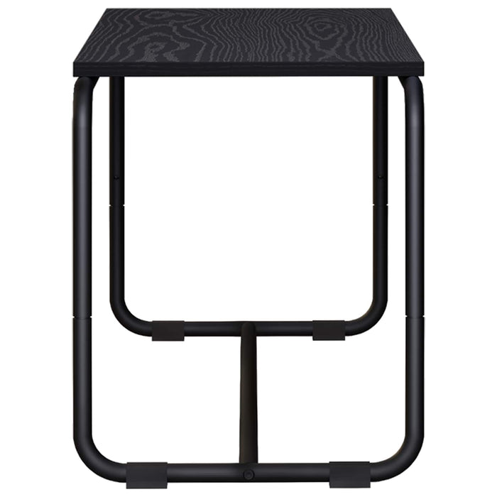 Support TV 98 x 35.5 x 42 cm Stejar Negru Lemn prelucrat WALTI