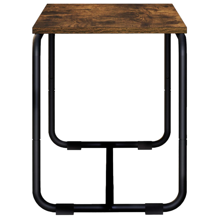 Support TV 98 x 35.5 x 42 cm Stejar fumuriu Lemn prelucrat WALTI