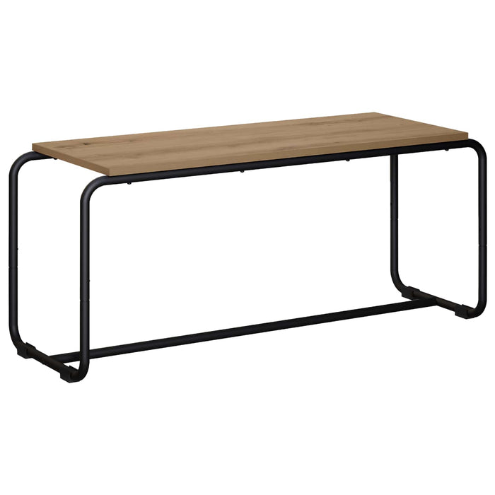 Support TV 98 x 35.5 x 42 cm Stejar Artizanal Lemn prelucrat WALTI