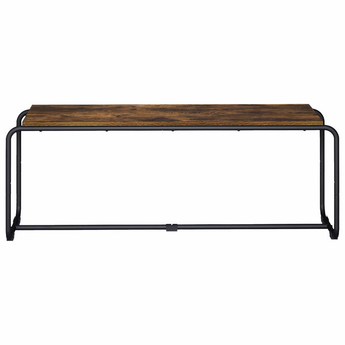 Support TV 113.5 x 35.5 x 42 cm Stejar fumuriu Lemn prelucrat WALTI