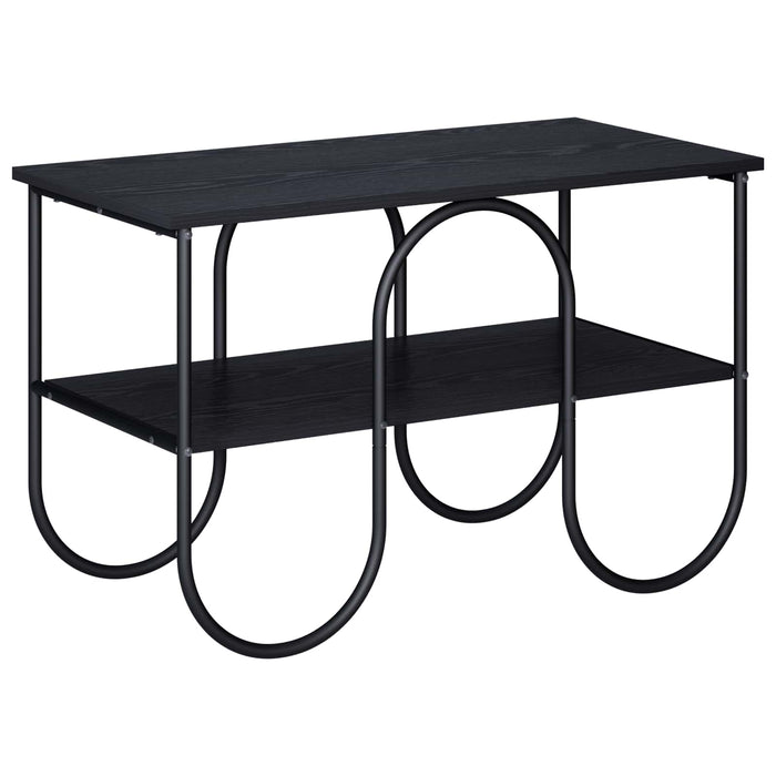 Suport TV 80 x 40 x 50 cm Stejar Negru Lemn prelucrat WALTI