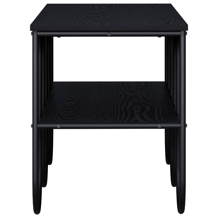 Suport TV 100 x 40 x 50 cm Stejar Negru Lemn prelucrat WALTI