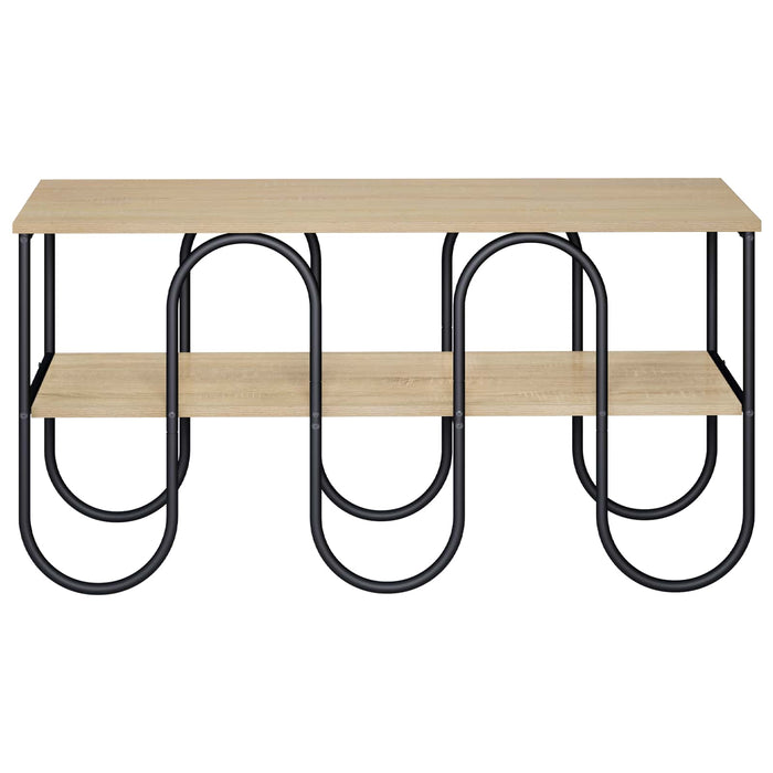 Suport TV 100 x 40 x 50 cm Stejar Sonoma Lemn prelucrat WALTI