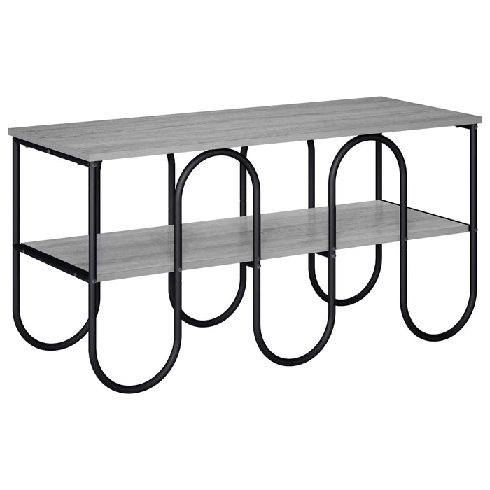 Suport TV 100 x 40 x 50 cm Sonoma gri Lemn prelucrat WALTI