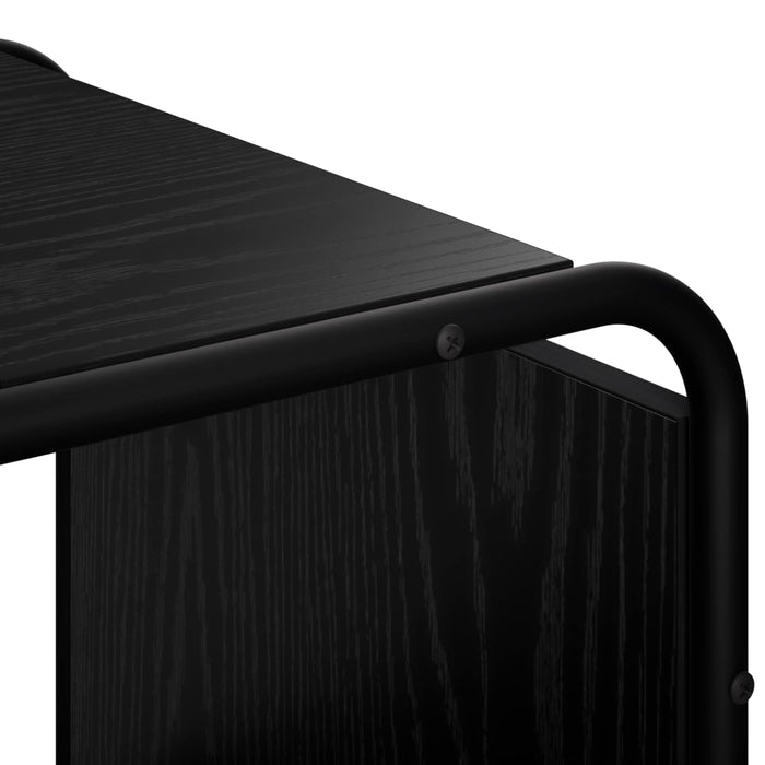 Bufet Stejar Negru 98 x 37,5 x 75,5 cm Lemn prelucrat WALTI
